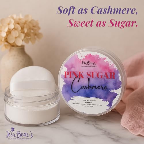 Pink Sugar Cashmere Talc-Free Body Powder, 4oz