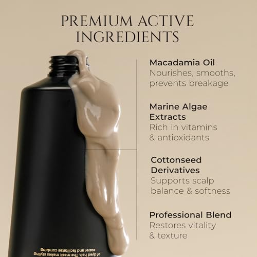 HADAT Hydro Spa Hair Treatment ? Professional Hair Mask for Deep Moisturizing Repair and Shine ? Macadamia Oil ? Salon Quality for Dry Damaged Color-Treated Hair ? Israeli Haircare (8.45 Fl Oz)