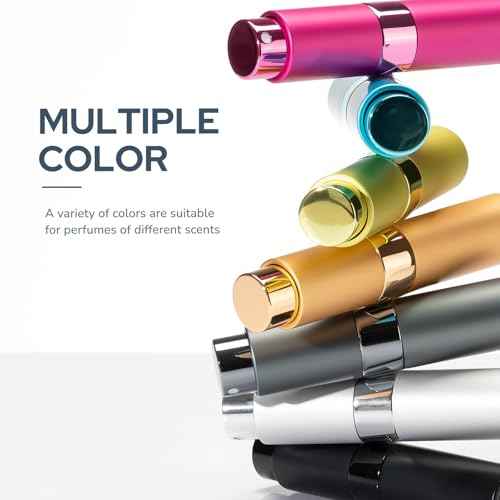 Perfume Atomizer Travel Bottle Refillable: Cologne Sprayer Portable for Men - Mini Spray Empty for Refill - 8ml Small Size Pink