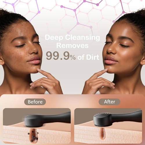 Silicone Facial Cleansing Brush - Rechargeable Face Scrubber