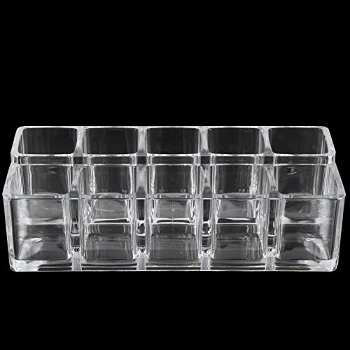 Lipstick Holder, 10 Slots Acrylic Lipstick Organizer, Lipstick Holder Case Display RackStand Cosmetic Makeup Organizer, Lipgloss Organizer, Makeup Holder Storage Display