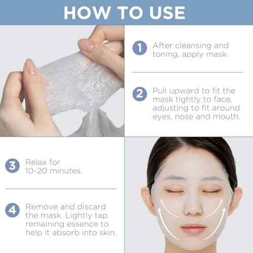 Mediheal Best Korean Hyaluronate Watermide Essential Face Mask - Hydrating and Moisturizing Sheet Masks With Hyalu Active 3x For All Skin Types (4 Count)