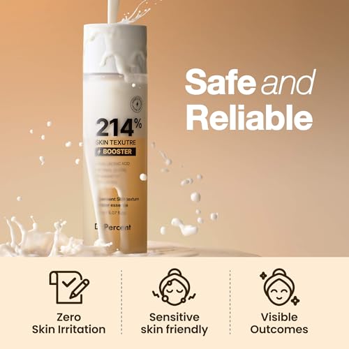 Skin Texture Booster 214% Essence ? Deep Hydration, Glass Skin, Triple Hyaluronic Acid, Collagen & Retinol, Lightweight & Non-Sticky, Visibly Plumping Effect, Korean Skincare, 5.07 fl oz