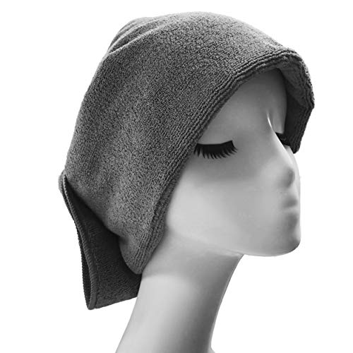 POLYTE Microfiber Hair Towel, 20x40 in, 2 Pack