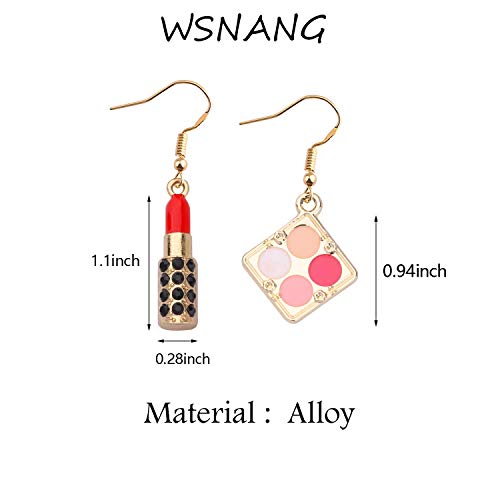 3D Lipstick Earrings - Makeup Artist Gift for Women