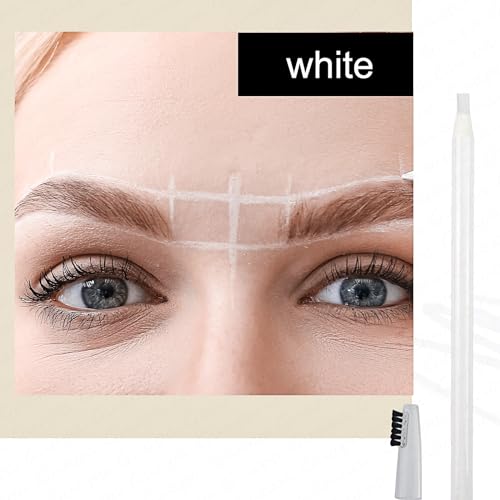 Guapa Microblading Brow Mapping Pencil Set (6-Pack, White)