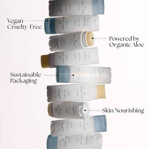 Project Reef Herbal Peppermint Lip Balm ? Vegan, Reef-Safe & Hydrating Lip Care with Organic Peppermint, Shea Butter & Vitamin E ? Natural Sunburn Relief & Daily Care, 0.15 oz, 2 Pack