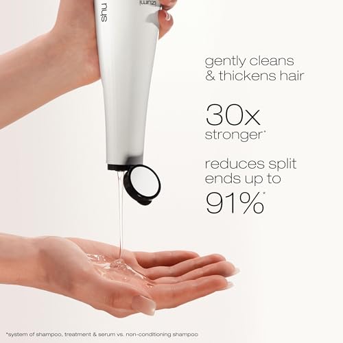 shu uemura art of hair Izumi Tonic Strengthening & Thickening Rice Water Shampoo - Hydrates and Repairs Damaged Hair, Smooths and Adds Shine, With Japanese Rice Water