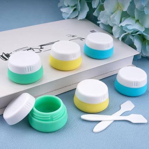 TSA Approved Silicone Travel Containers for Toiletries - 6 Pack