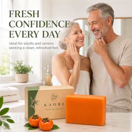 KAORI Persimmon Deodorizing Soap for Odor-Free Freshness