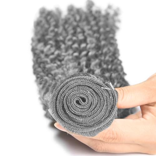 Grey Water Wave Hair Bundles 28 30 32 Inch Brazilian