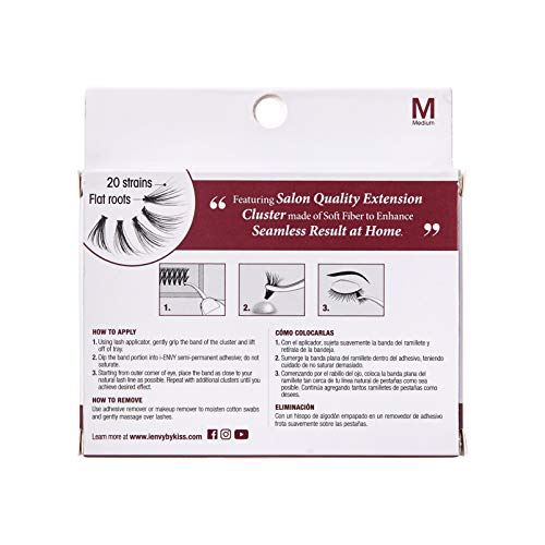 i?ENVY 20D Extension Cluster Individual Lashes (Medium, 3 Pack)