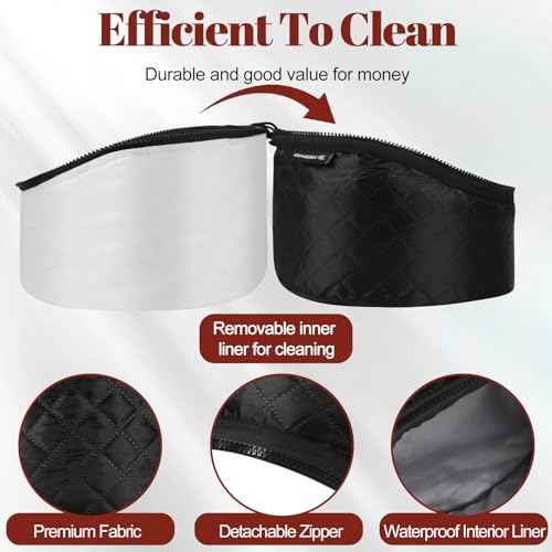 Hair Steamer for Deep Conditioning: Upgraded Heat Cap with 10-Level Fast Heating 3 Time Settings for Natural Hair Portable Thermal Steam Cap for Home Hair Treatment