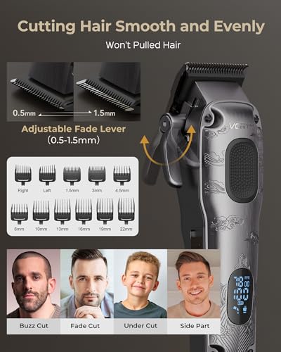 VGRPRO Professional Hair Clipper & Trimmer Set for Men
