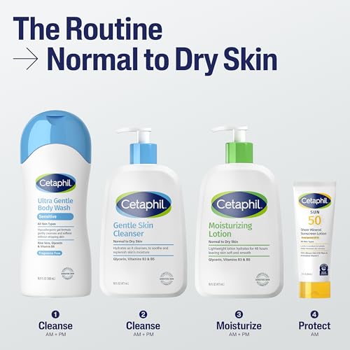 Cetaphil Moisturizing Face & Body Lotion, 20oz | Sensitive Skin