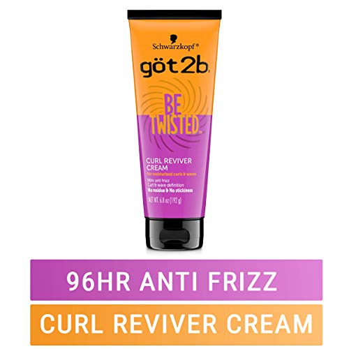 Got2b Be Twisted Curl Reviver Cream, 6.8 Ounce (Pack of 1)