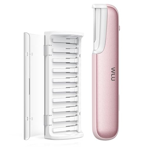 WLU Sonic Dermaplane Razor for Women - 3 Speed Modes, LED Light