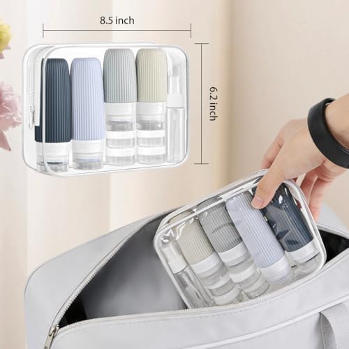 16-Piece TSA Approved Travel Bottle Set with Leak-Proof Containers