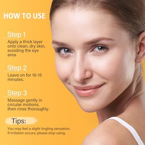 Valentine 's Day Gift for Women Pumpkin Enzyme Face Mask Skincare| Brightening Exfoliating Facial Mask For Dead Skin,Dullness Dark Spots, Uneven Skin Tone,Large Pores and Brightens Skin