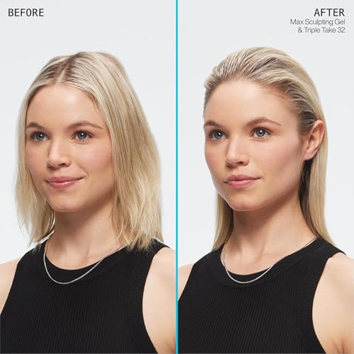 Redken Max Sculpting Gel For All Hair Types - Provides Body & High Shine Finish With Long-Lasting Shape Memory,Flake-Free Control,(Pack of 2)