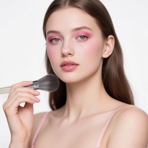 DUcare Makeup Brushes Set Professional 10pcs Synthetic, Foundation Blush Face Contour Powder Brush Eyeshadow Eyeliner Eyebrow Lip Liquid Cream Blending Essential