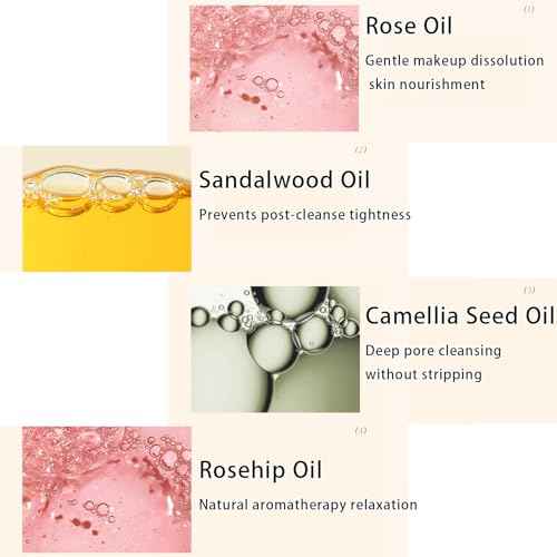 Cleansing Balm Makeup Remover - Vitamin E & Jojoba Oil Infused, Hydrating Facial Cleanser for All Skin Types, Gentle Yet Effective for Waterproof Makeup, 3oz (85g) with Magnetic Spatula