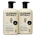 California Naturals Toasted Coconut Shampoo & Conditioner Set - 20 Fl Oz, Pack of 2, Vegan & Sulfate-Free