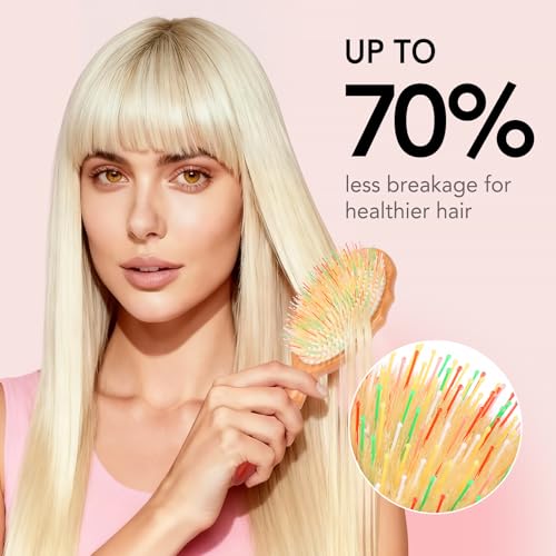 Boar Bristle Hair Extension Brush with Wave Handle