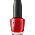 OPI Fall 2026 Nail Lacquer - Vodka & Caviar Bright Red Opaque Crème
