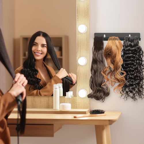 Hair Extension Holder with Suction Cups & Toothed Design