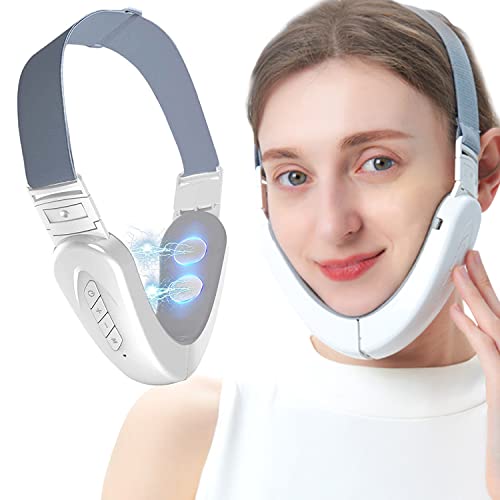 V Line Face Lift Massager with Blue Light - Double Chin Reducer