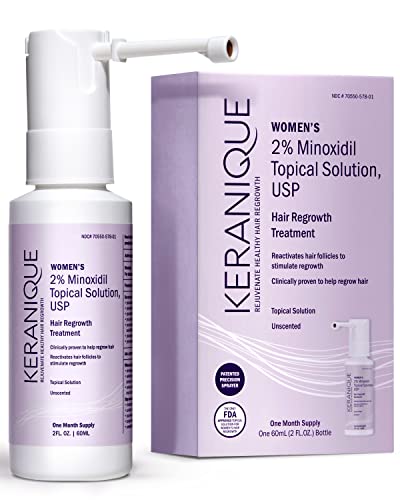 Keranique 2% Minoxidil Hair Regrowth Treatment for Women