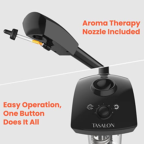 TASALON Professional Ionic Facial Steamer for Spa & Home