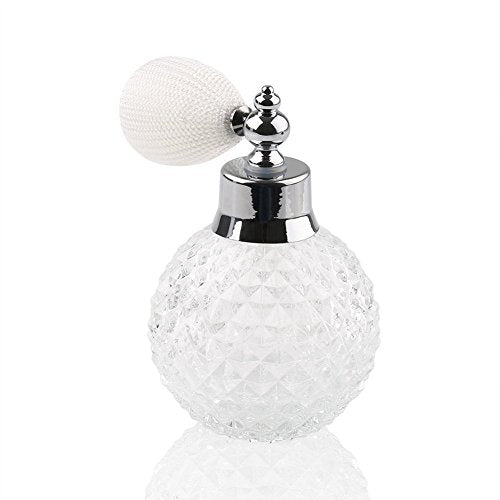Coolrunner Vintage Crystal Perfume Atomizer - 100ml Refillable Spray Bottle