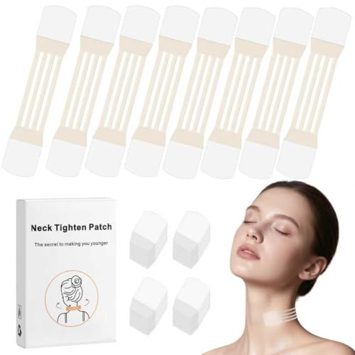 Generic Transparency Face & Neck Lifting Tape Reusable Anti-Aging Neck Strips - Instant Wrinkle Smoothing