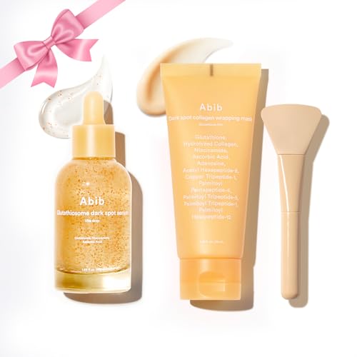 Abib Dark Spot Care Day&Overnight Set: Glutathiosome Vita Drop Serum for Day Care & Glutahione Film Wrapping Mask for Overnight Treatment ? Korean Skincare for Uneven Skin