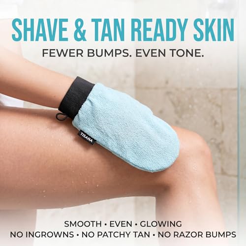 Exfoliating Glove for Shower - Dual-Sided Body & Face Scrubber - 1 Pack