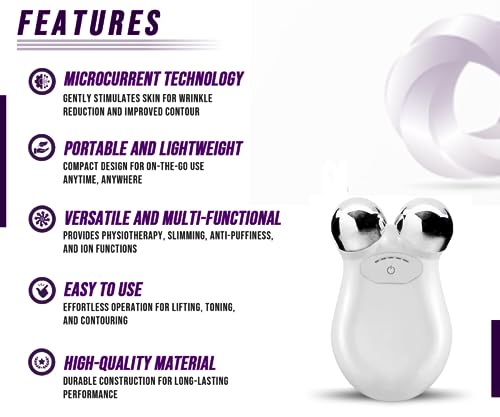 Microcurrent Facial Toning Massager - Skin Lifting & Wrinkle Reduction