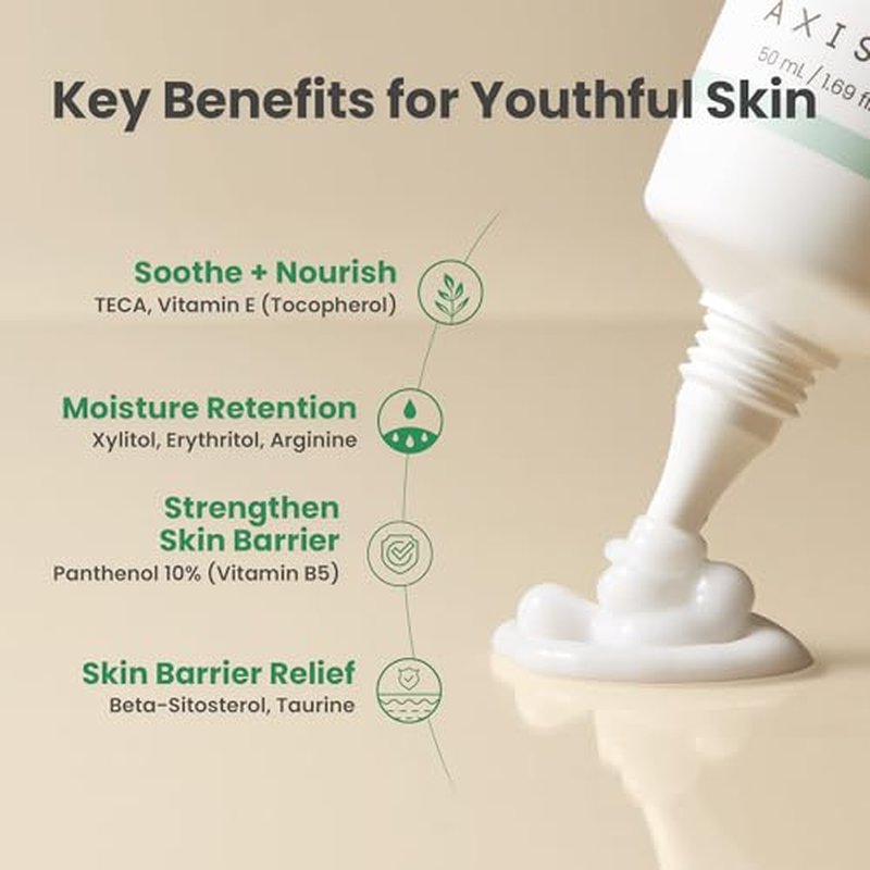 AXIS-Y Panthenol 10% Skin Smoothing Cream - Vegan Moisturizer