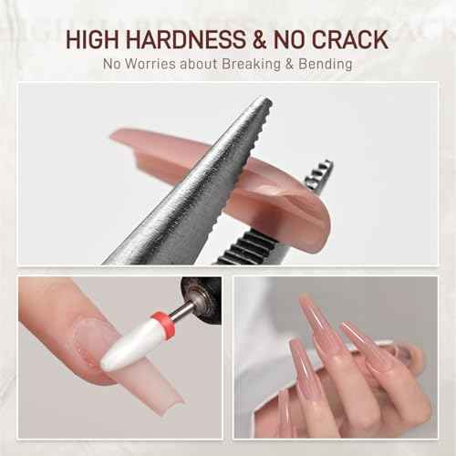 GAOY Crystal Poly Gel, 60g Nail Extension Enhancement Builder Gel, for Beginner & Professional Nail Art Salon DIY at Home, Nude 03
