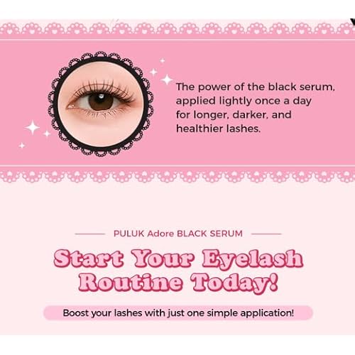 Adore Black Lash Serum ? Nourishing Eyelash Serum with Panthenol & Hyaluronic Acid, Conditions and Defines for Fuller-Looking Lashes, 5g / 0.17oz