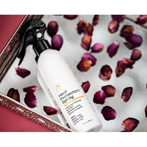 Suavecita Heat Protectant Spray. Cruelty-Free and Vegan Nourishing Mist that Protects Against Heat for Women (8 ounce) (Pack of 2)