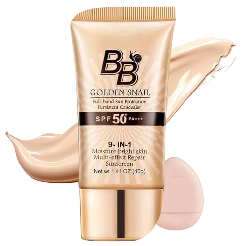 BB Cream SPF 50 Foundation Moisturizer - 9 in 1 Tinted