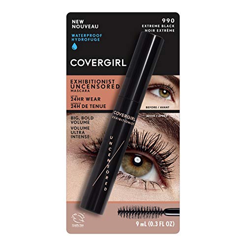 Covergirl Exhibitionist Uncensored Waterproof Mascara, Extreme Black