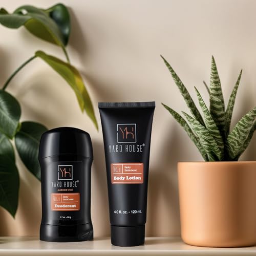 Men¡¯s Bath Gift Set ? Smoky Sandalwood | 4-Piece Grooming Kit with Body Wash, Body Lotion & Deodorant in Travel Toolbox Case ? Perfect for Father¡¯s Day, Christmas, Birthdays & Holidays