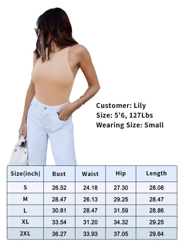 Womens Sexy Sleeveless High Neck Racer Back Halter Thong Bodysuits Leotard Tank Tops Grey Green Small