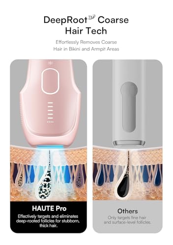 INIA HAUTE Pro IPL Hair Removal Device with Ice-Cooling Technology