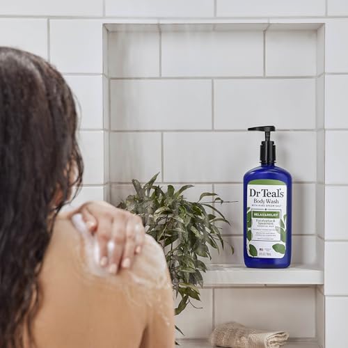 Dr Teal's Relax & Relief Body Wash with Epsom Salt, 24 fl oz (Pack of 2)