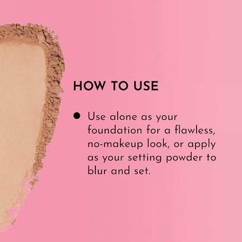 LAWLESS Women's Talc Free Skin Smoothing Powder, Light Medium, Tan, 0.34 Ounce (Pack of 1)