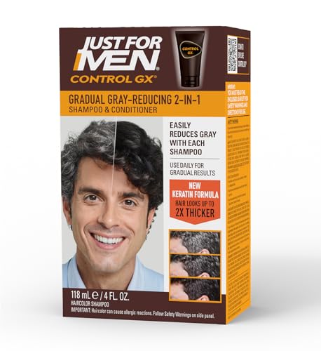Just for Men Control GX Grey Reducing Shampoo & Conditioner 4oz